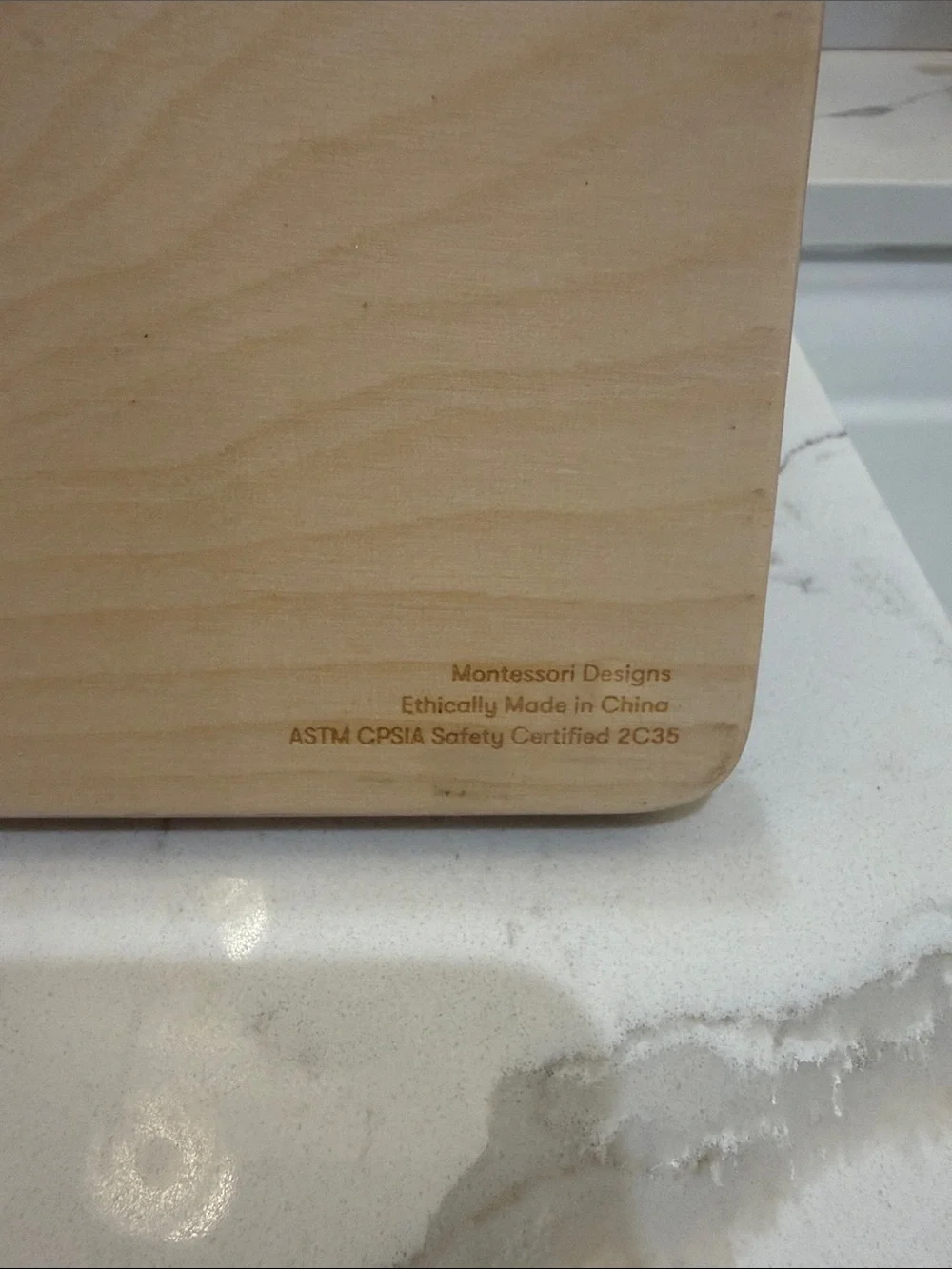 Monti Kids Wooden Push Box Montessori Toy